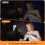 Camera Mini Fill Light LED Cell Phone Soft Light Video Conference Photography Lamp Handheld Selfie Lamp