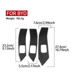 For 2022-2025 BYD Seal Right-Hand Drive 3pcs /Set Lifting Panel Decorative Stickers, Right-Hand Drive