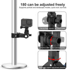 Camera Clip Motorcycle Bicycle Handlebar Crab Clamp For Sports Camera, Without Adapter, With Adapter