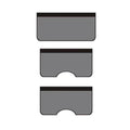 3pcs /Set Car Repair Fender Maintenance Washed Leather Protective Pad, Large