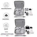 BKANO For DJI Flip Smooth Flying Tri-Power Kit Storage Bag Shock Absorbing Storage Case Backpack, For RC 2 With Screen, For Normal RC N3