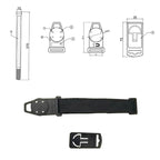 3pcs /Set Universal Digital Multimeter Portable Magnetic Lanyard, 3pcs /Set