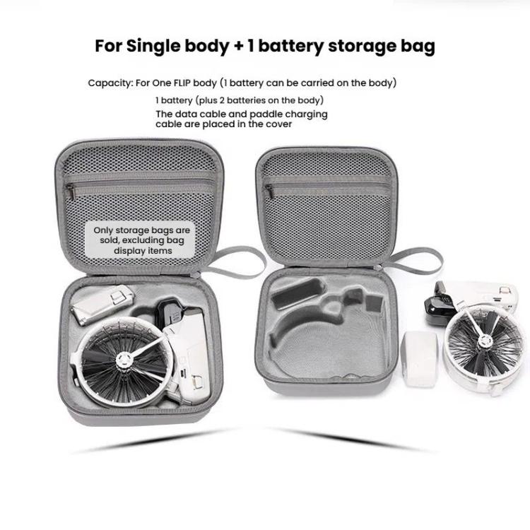 Storage Bag Portable Waterproof Storage Case Hard Case Handbag, BKANO For DJI Flip Body, BKANO For DJI RC N1/N2/N3 RC 2