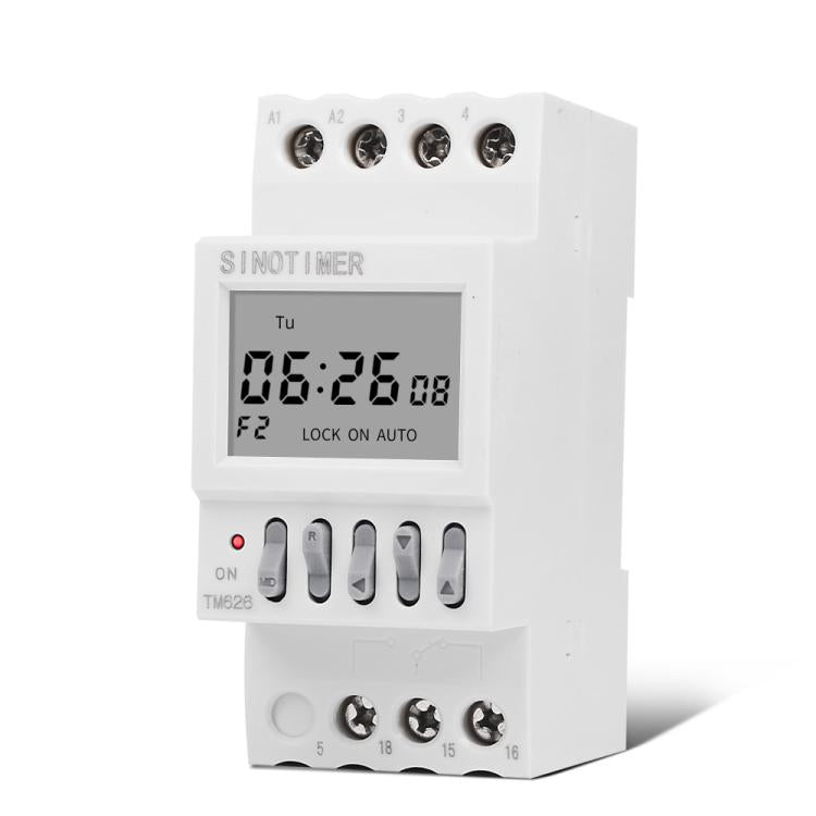 SINOTIMER TM626  2 Channel Timer Switch 220V 7 Days Weekly Programmable Timer