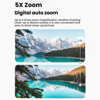 VIRAN V11 Dual-Color Screen 5K HD IP68 Waterproof Six-Axis Anti-Shake Sports Camera, V11