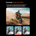 VIRAN V11 Dual-Color Screen 5K HD IP68 Waterproof Six-Axis Anti-Shake Sports Camera, V11