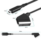 Converter For Set-Top Boxes Game Consoles Audio Video, HDMI To SCART, SCART To HDMI