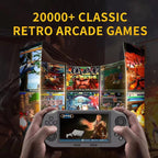 4.5-inch IPS Screen 64G Handheld Game Console Built-in 20000 Games, SF3000, SF3000 with 2 Handles
