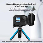 TELESIN Sports Camera Mini EVA Protective Storage Bag For GoPro HERO12 Black /11 Black /10 Black /9 Black