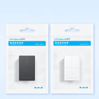 Mindpure AD043 2pcs Network Cable Pair Connector Extender Adapter RJ45 Network Gigabit Dual Pass-through Broadband Crystal Heads, AD043