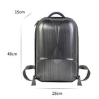 For DJI RS 4 Mini Large Capacity Waterproof Handheld Stabilizer PC Hard Shell Backpack, Carbon Fiber, Brushed