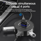 Mindpure US018 Computer Expansion USB2.0 4 Ports HUB, 0.3m Black, 1m Black, 1.5m Black, 0.3m White, 0.5m White, 1m White