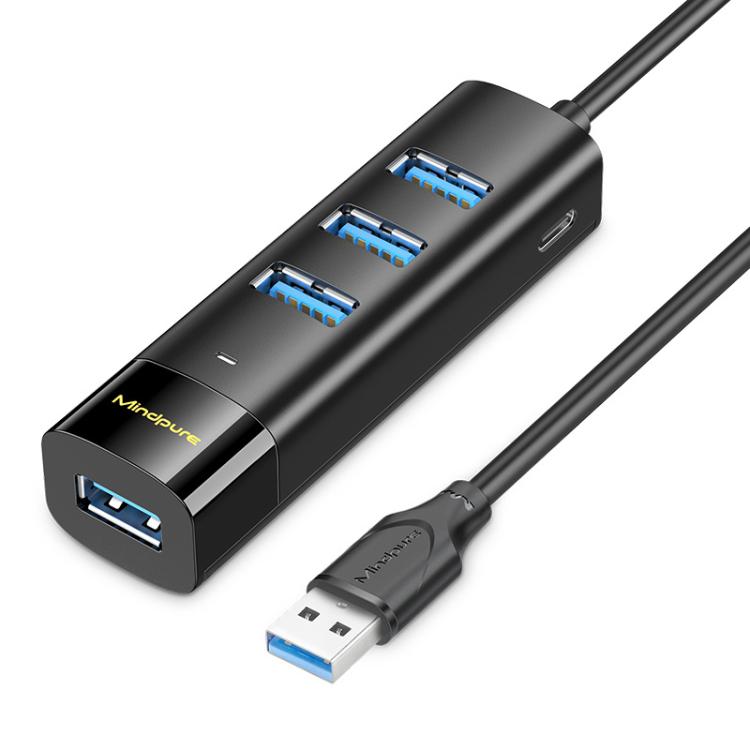 To 4-port USB3.0 Long Hub Docking Station Splitter, Mindpure US022 0.3m USB, Mindpure US022 1m USB, Mindpure US022 1.5m USB, Mindpure US023 0.3m Type-C, Mindpure US023 1m Type-C, Mindpure US023 1.5m Type-C