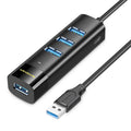 To 4-port USB3.0 Long Hub Docking Station Splitter, Mindpure US022 0.3m USB, Mindpure US022 1m USB, Mindpure US022 1.5m USB, Mindpure US023 0.3m Type-C, Mindpure US023 1m Type-C, Mindpure US023 1.5m Type-C