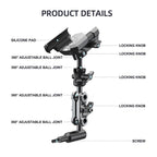 For Tank 300 / Tank 500 / Pajero / Land Cruiser / Land Cruiser Prado A-Pillar Handle Fixed Cell Phone Holder
