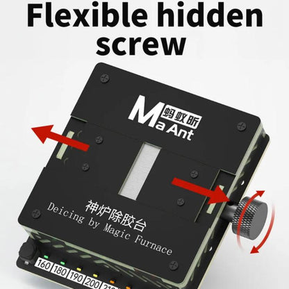 Cell Phone Fixed CPU Font IC Chip Heating Degumming Platform Repair Tool Fixture, Degumming Platform
