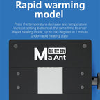 Cell Phone Fixed CPU Font IC Chip Heating Degumming Platform Repair Tool Fixture, Degumming Platform
