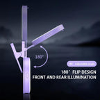 Foldable Clip-type Mobile Phone Rear Selfie Mirror Fill Light, White, Purple, Pink, White with Remote Control, Purple with Remote Control, Pink with Remote Control