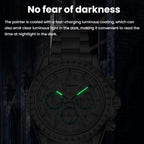 Dulunwe 6055B 30m Waterproof Luminous Automatic Mechanical Watch