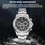 Dulunwe 6055B 30m Waterproof Luminous Automatic Mechanical Watch