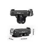 For DJI Osmo 360/Action 5 Pro/4/3 aMagisn Metal Magnetic Quick Release Mount Dual Interface Adapter