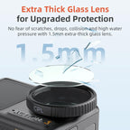 aMagisn Filter For DJI Action 5 Pro / 4 / 3, CPL, ND8+16+32+64, ND8+16+32+CPL