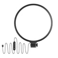 Live Streaming Fill Light LED Photography Lamp Mobile Phone Eye Protection Soft Light Selfie Lamp, 8inch（Black）, 10inch（Black）, 10inch（White）, 12inch（Black）