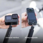PGYTECH 96cm Aluminum Alloy Extended Sports Camera Selfie Stick For DJI, Insta360, GoPro and Other Action Cameras