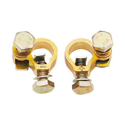 Thickened Copper Battery Clip Automotive Battery Stake Multi-Function Connector, 1pair