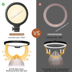 Live Streaming Fill Light Selfie Desktop Photography Light Laptop Clamp Fill Lamp Set