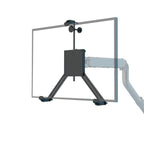 Holeless Monitor Mount for 17-32 Inch Screens Quick Installation and Removal Bracket, Adapter Black