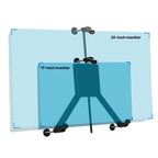 Holeless Monitor Mount for 17-32 Inch Screens Quick Installation and Removal Bracket, Adapter Black