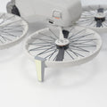 For DJI Flip RCSTQ Folding Detachable Luminous Booster Stand Drop and Scratch Resistant Protective Stand, 1pair Tripods+Sticker