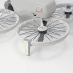 For DJI Flip RCSTQ Folding Detachable Luminous Booster Stand Drop and Scratch Resistant Protective Stand, 1pair Tripods+Sticker