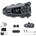A1 IP67 Waterproof Motorcycle Helmet Noise Reduction Bluetooth Headset, Soft Mic, Hard Mic, Soft and Hard Mics
