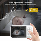 3.2 inch LCD Wireless Video Baby Monitor 2 Way Audio Talk Night Vision Surveillance Security Camera, US Plug, EU Plug, UK Plug, AU Plug