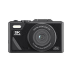 W1 5K HD Digital Camera 75MP 18X Digital Zoom WiFi Video Recorder With Flip Screen, W1 Black, W1 White