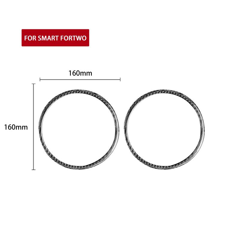 For 2011-2015 Mercedes-Benz Smart Fortwo 2pcs /Set Door Speaker Stickers
