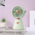 Desktop 100-speed Mini Student Bedroom Fan Portable USB Rechargeable Desktop Small Fan