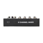 8 Channel Audio Mixer Console Stage Mixer Professional Digital Reverberator Effects Karaoke Live Equipment, Q48