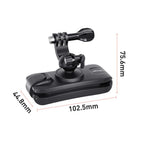aMagisn 360-degree Rotation Ball Head Backpack Clip for Camera & Smartphone, Rotation Ball