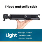 YUNTENG 1688L 16.5-77 Inch Phone Camera Selfie Stick Tripod With Bluetooth Remote Control, 1688L