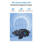 C8Max Motorcycle Intercom Video Helmet Bluetooth Headset HD Video Recorder, Soft Mic, Hard Mic, Soft and Hard Mics