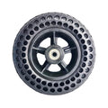 7 Inch Power Wheelchair Front Wheels Pneumatic Free Honeycomb Solid Tire Set Assembly Complete Wheel Set, 7 x 2