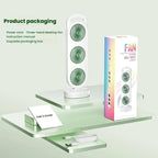 Simple Triple Turbine Design Fan Large Wind Desktop USB Charging Portable Home Outdoor Dormitory Fan