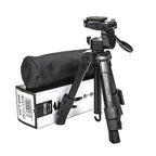 YUNTENG VCT-608 Adjustable Camera Tripod 11.8-25.4 Inch With 360 Degree Rotating 3-Way Pan Head & Gravity Hook