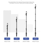 YUNTENG 1288 Adjustable 50 Inch Aluminum Alloy Selfie Stick With Bluetooth Remote Control For Smartphones & Cameras
