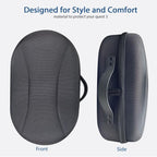 For Meta Quest 3 VR Glasses Storage Case EVA Anti-Pressure Hard Shell Storage Bag