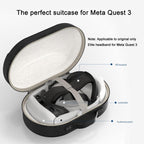 For Meta Quest 3 VR Glasses Storage Case EVA Anti-Pressure Hard Shell Storage Bag