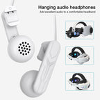 For Meta Quest 2 / 3 Independent Headphones Headband High Sound Speaker VR Accessory